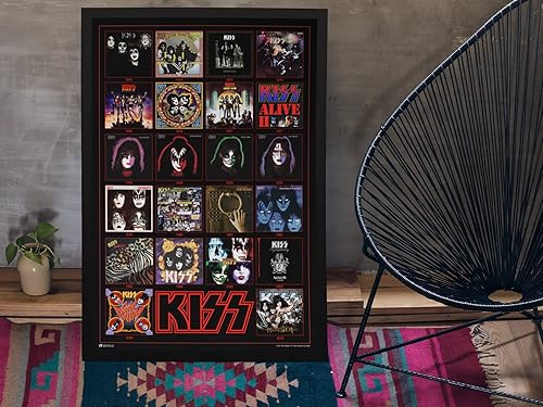 Miniatura 12 de Póster de Kiss Destroyer con portada de álbum, mercancía coleccionable, música de metal pesado, póster genial para pared, 24 x 36 pulgadas