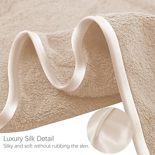 Vista 196 de TENSTARS - Toallas de mano para baño con dobladillo de seda, secado rápido, toalla absorbente de microfibra ultrasuave para baño, fitness, gimnasio