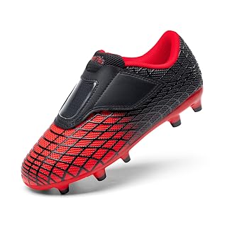 DREAM PAIRS Boys Girls Soccer Cleats Firm Ground Kids Youth Athletic Outdoor Football Shoes - Amazon product rated Grade B