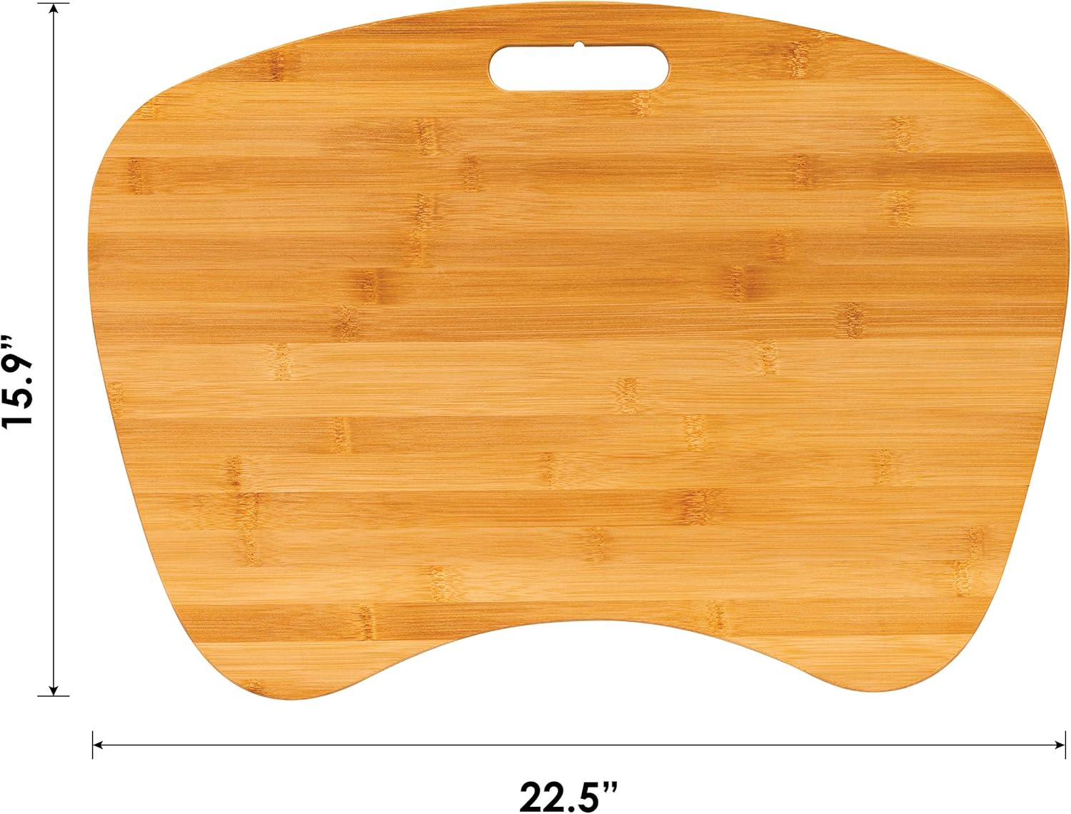 LapGear Bamboo Lap Desk - Natural Bamboo - Fits up to 17.3 Inch Laptops - Style No. 91697