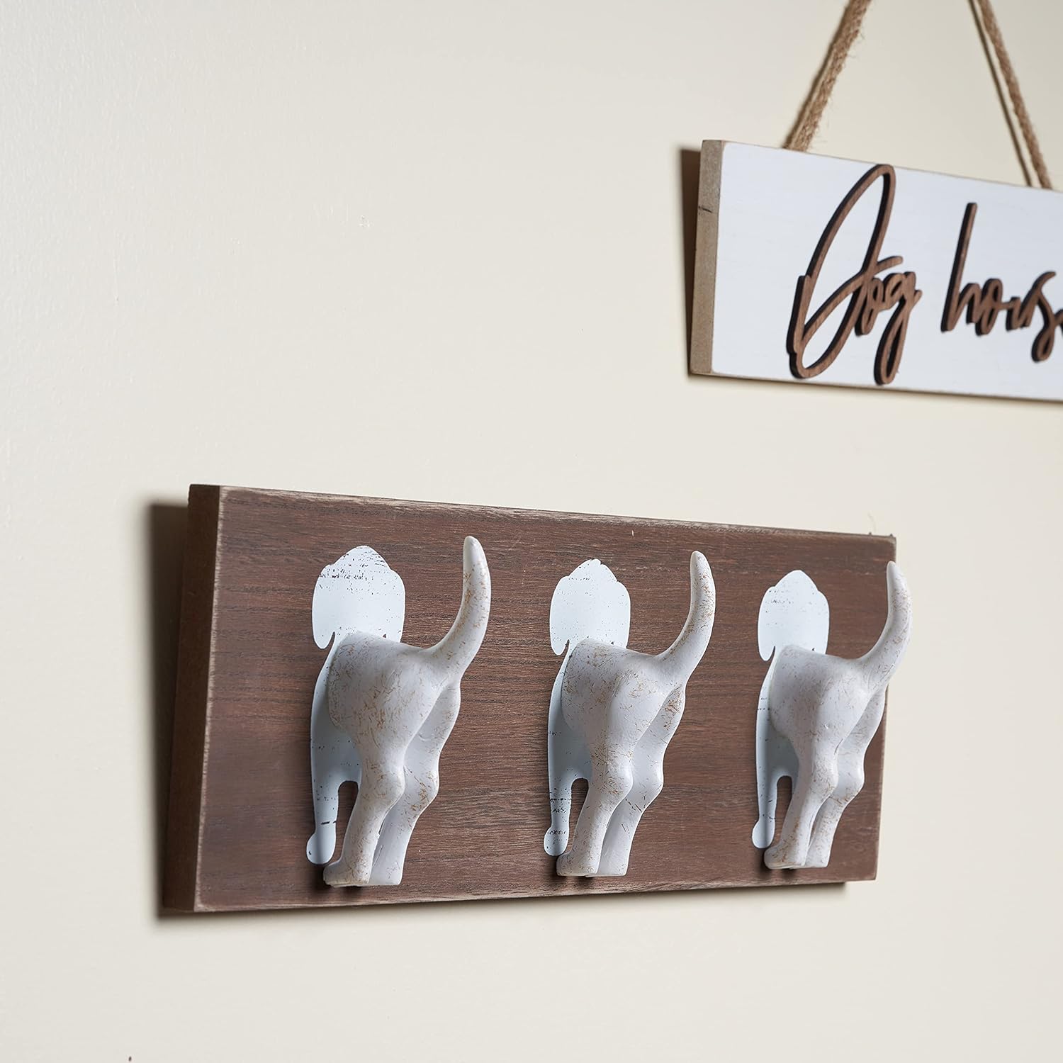 decorative dog leash hooks