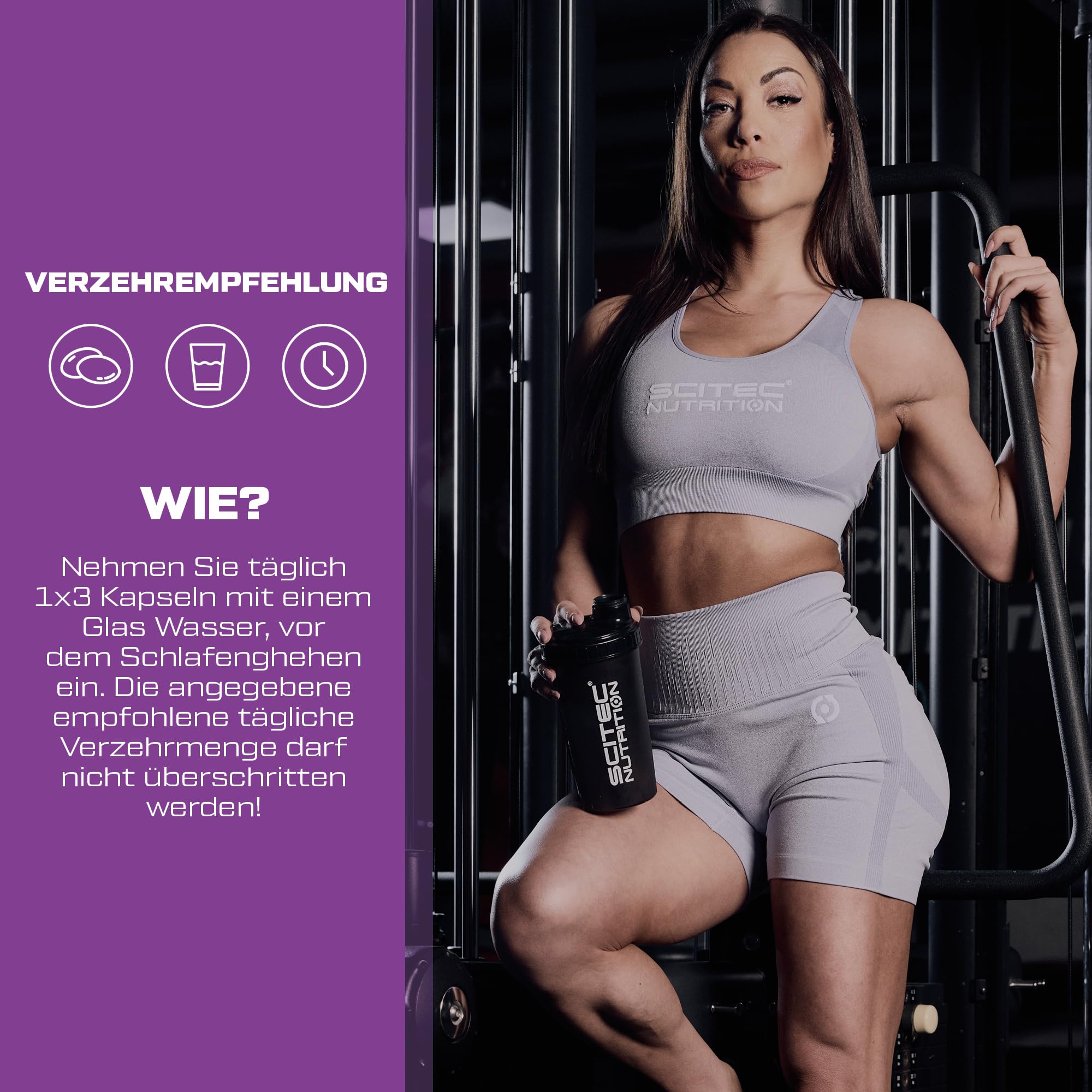 Scitec Nutrition GH Surge, Nahrungsergänzugsmittel Kapseln mit L-Arginin, L-Ornithin und L-Lysin, 90 Kapseln