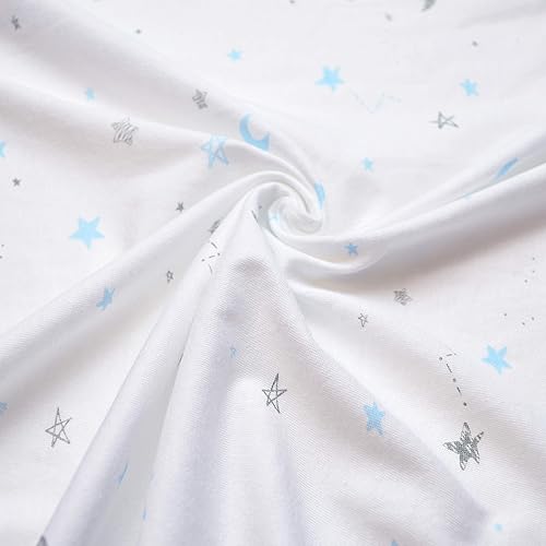 Miniatura 8 de American Baby Company - Paquete de cuna para bebé cubre colchón protector, sábana a la medida y manta térmica., paquete de de 2, Estrellas