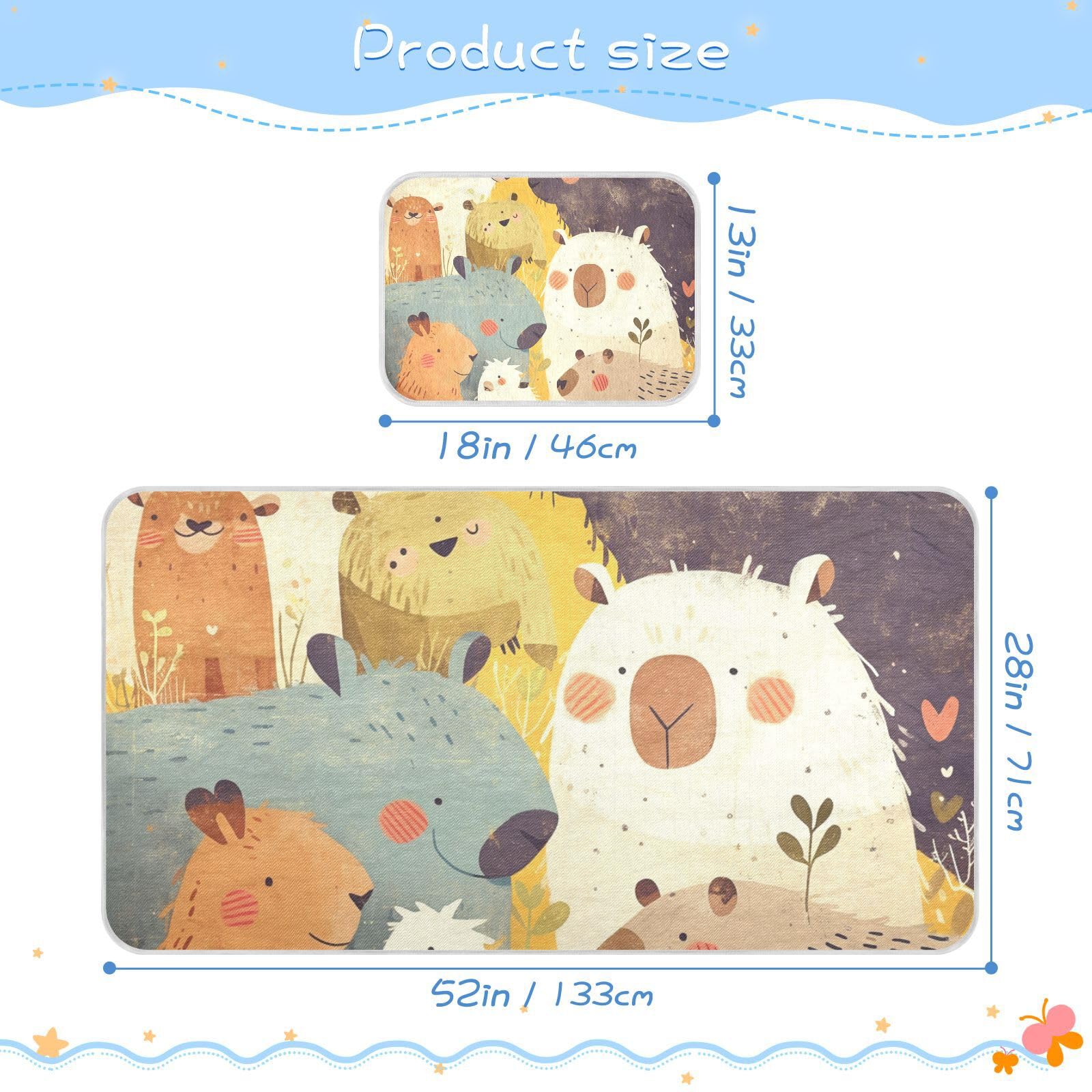 Cooling Baby Mattress pad Waterproof 28