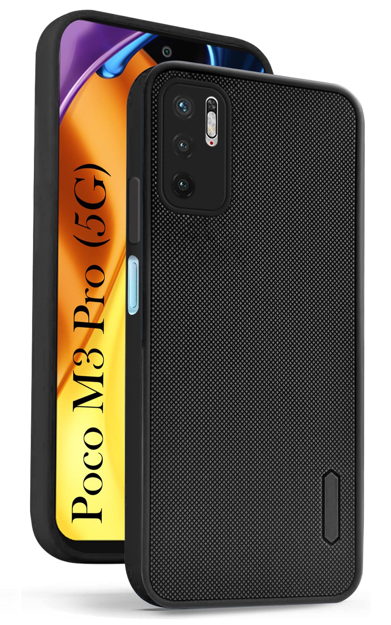 Jkobi Back Cover Case for Poco M3 Pro 5G (Textured Grip Design | Camera Protection | Slim and Light Weight | Soft Touch and Feel | Black) (B0D111NT1L) Amazon Price History, Amazon Price Tracker