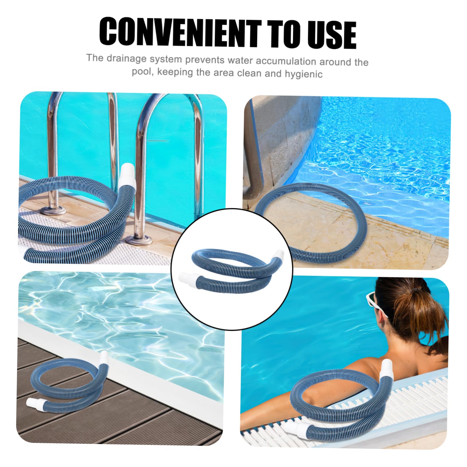 Manguera De Limpieza De Piscina Repuesto Para Drenaje Manguera De Plástico Para Piscinas Elevadas
