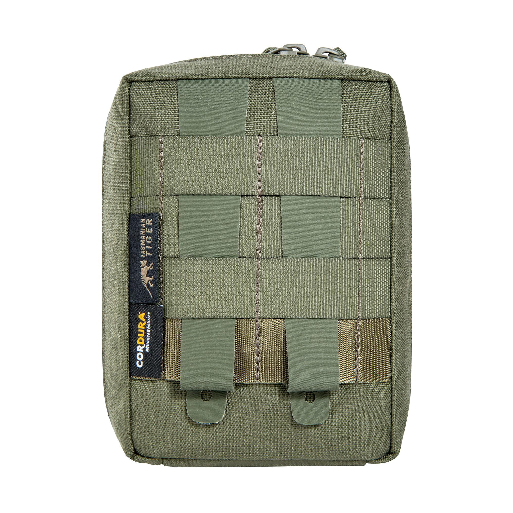 Tasmanian Tiger TT First Aid Basic Molle - Set di primo soccorso leggero con sistema Molle per viaggi e casa, ideale per escursioni, trekking, ciclismo, ufficio, verde oliva