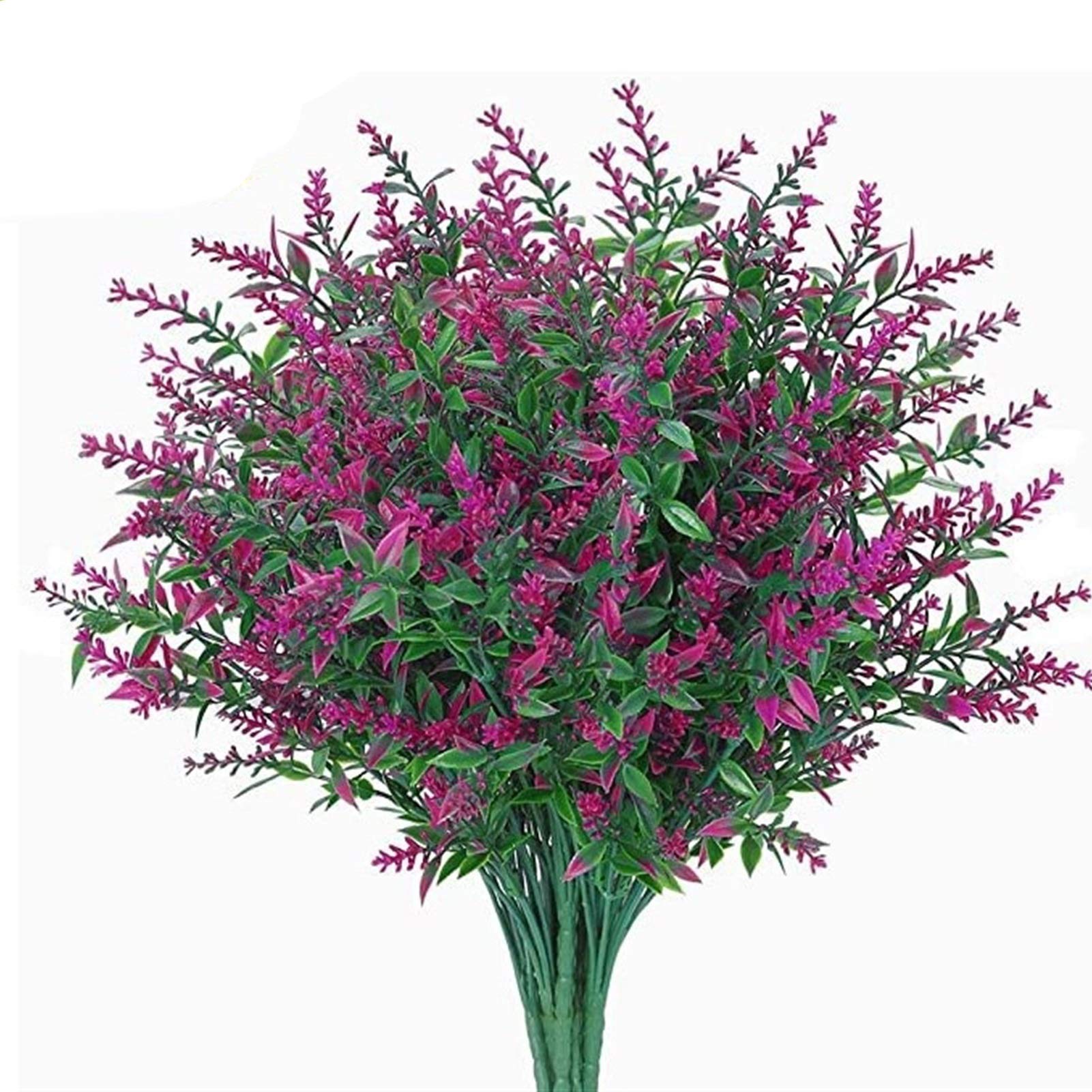 Fleurs artificielles arbustes plastique et plantes vertes de maison