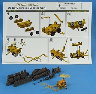 Metallic Details MDR4846-1/48 - U.S. Navy Torpedo Loading cart