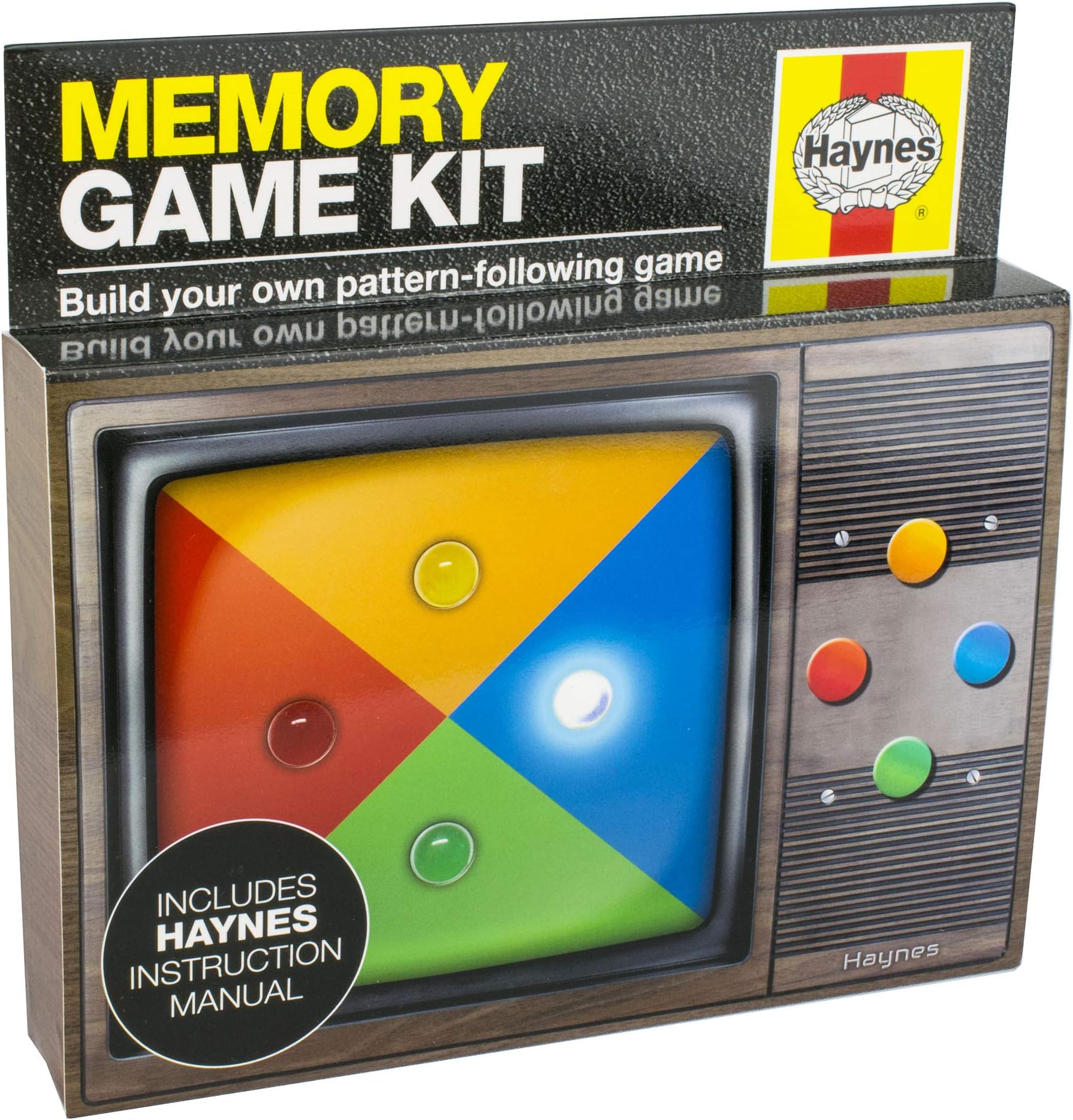 HaynesBuild Your Own Memory Game Kit – Complete Construction Kit to Create Your Own Fully Functioning Electronic Memory Game