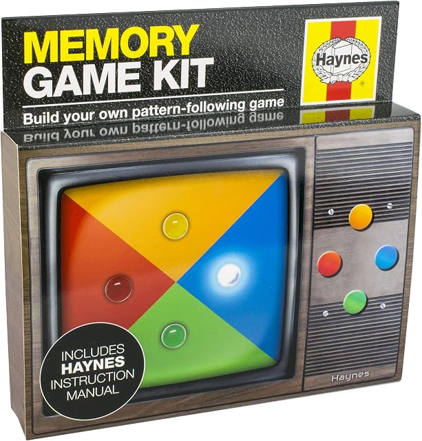 Haynes HNG50363 Memory Game Construction Kit, Black