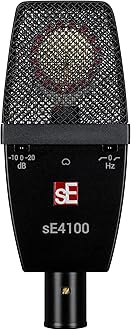 SE4100 Large Diaphragm Cardioid Vintage Condenser Microphone w/Shockmount
