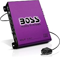 Boss Audio Systems R1100M-P 1100W Monoblock Class A/B Car Amplifier - 2 Ohm Stable, MOSFET Power, Bass Boost for Subwoofers