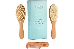 Natemia Baby Hairbrush and Comb Set: The Ultimate Hair Care Duo for Newborns and Toddlers