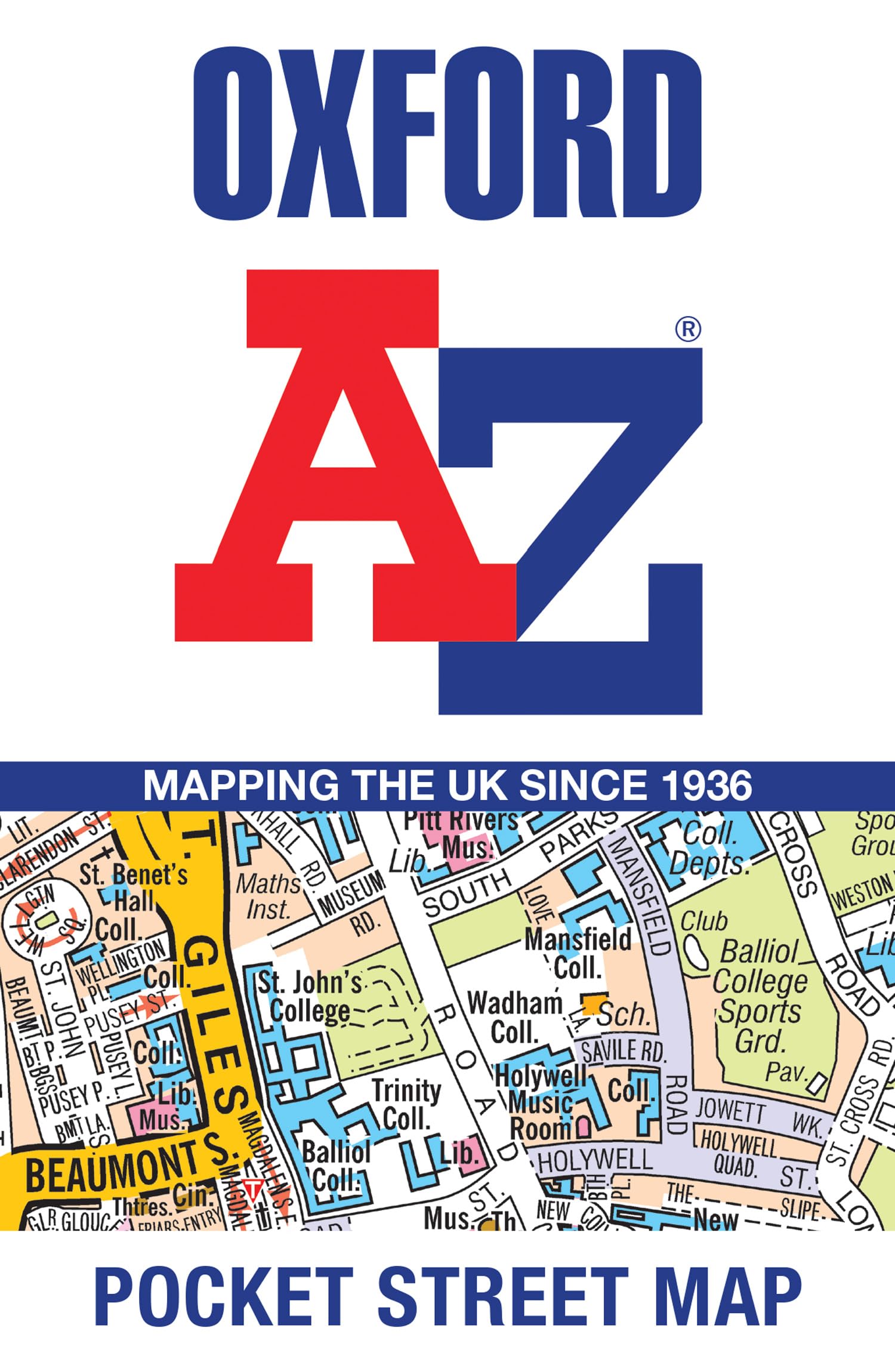 Oxford A-Z Pocket Street Map: Accurate street map for easy navigation