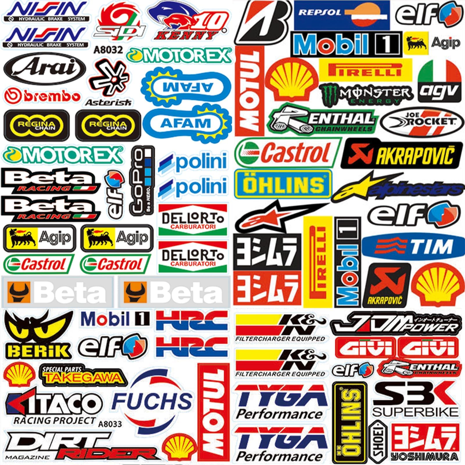 3 Piezas Pegatinas Motocross Pegatinas Coche Tuning Pegatinas Casco Moto Adecuado para Motocicletas Monopatines Coches Cascos de Scooter Y Motos de Motocross(A)