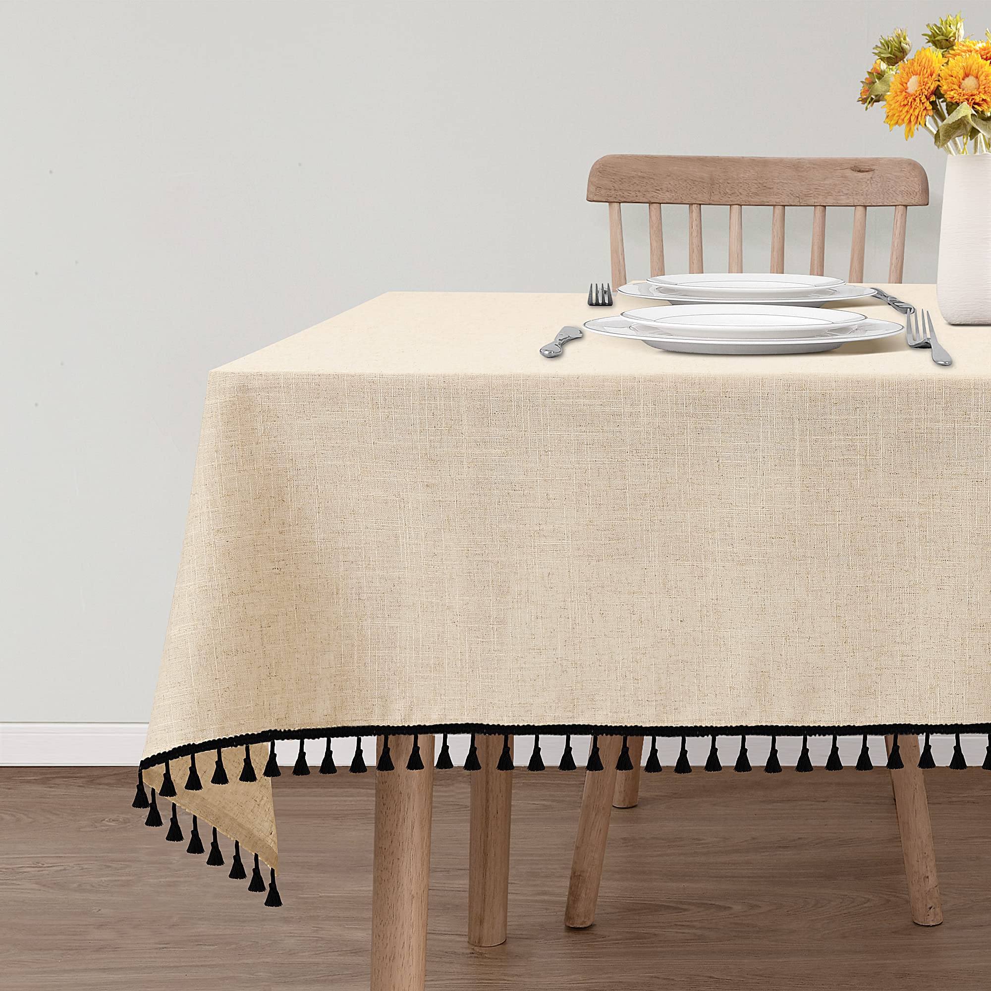 Naturoom Linen Table Cloth For 6 Foot Rectangle Tables Burlap | Desertcart  Seychelles, image size:2000x2000