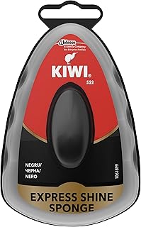 Kiwi Spugna Autolucidante per La Pulizia delle Scarpe, Nero