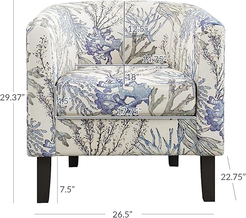Miniatura 20 de BELLEZE - Sillón de piel sintética para sillones y sillas Blanco y marrón,Beige,Negro -,Negro y Beige,Azul Coral,Marrón,Caramelo,Estampado