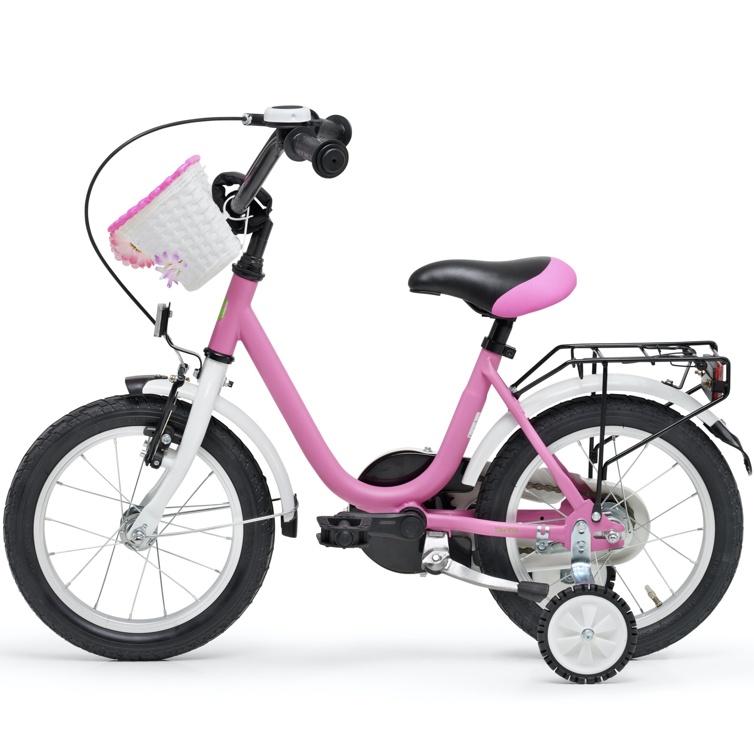Bachtenkirch Qualitäts Kinderfahrrad 14 Zoll matt Pink Mädchen Kinderrad Fahrrad ab 3 Jahre Sport & Freizeit