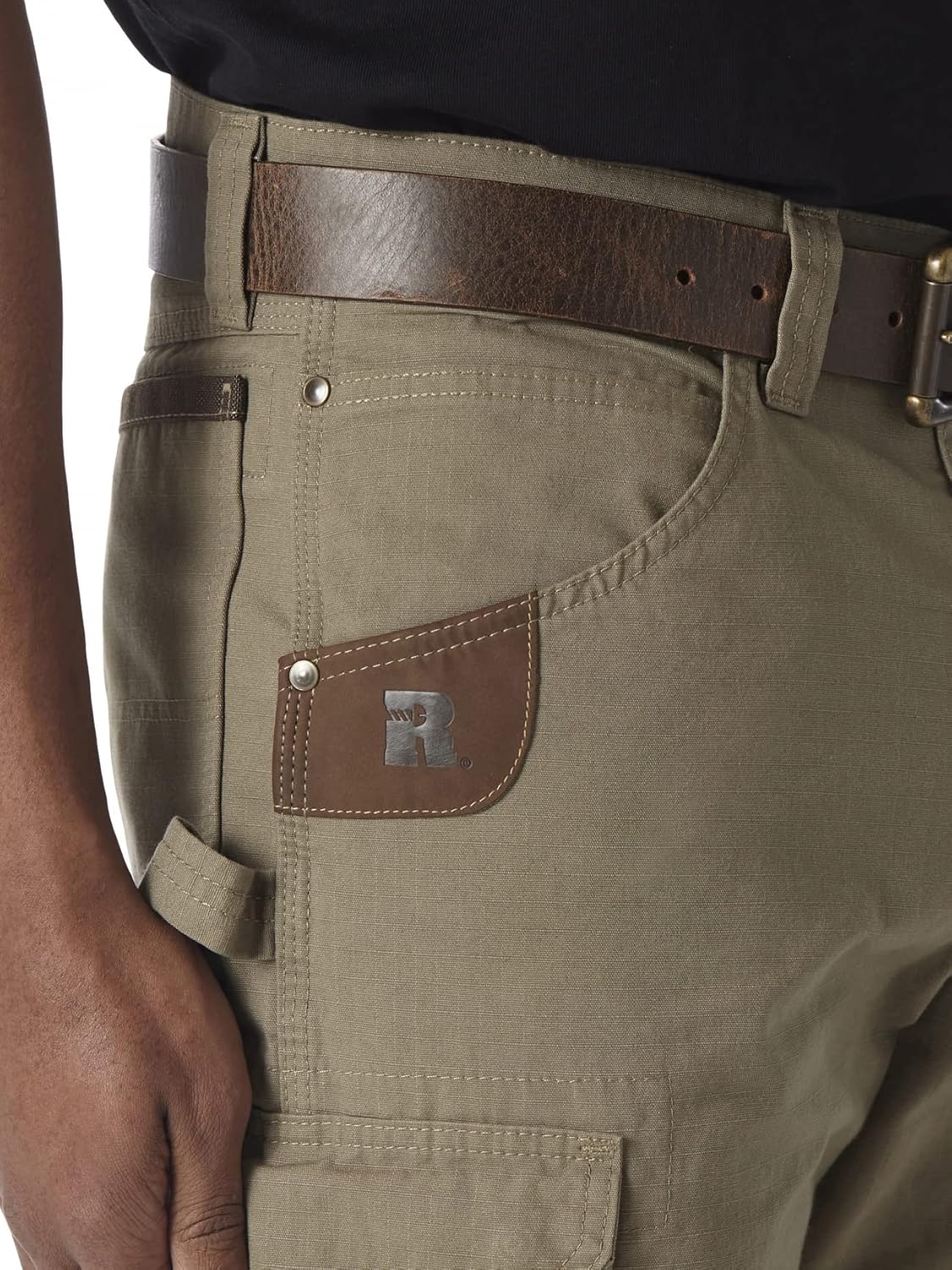 Wrangler Men's Bark Riggs Workwear Ripstop Ranger Shorts No Color 40: Clothing, Shoes & Jewelry