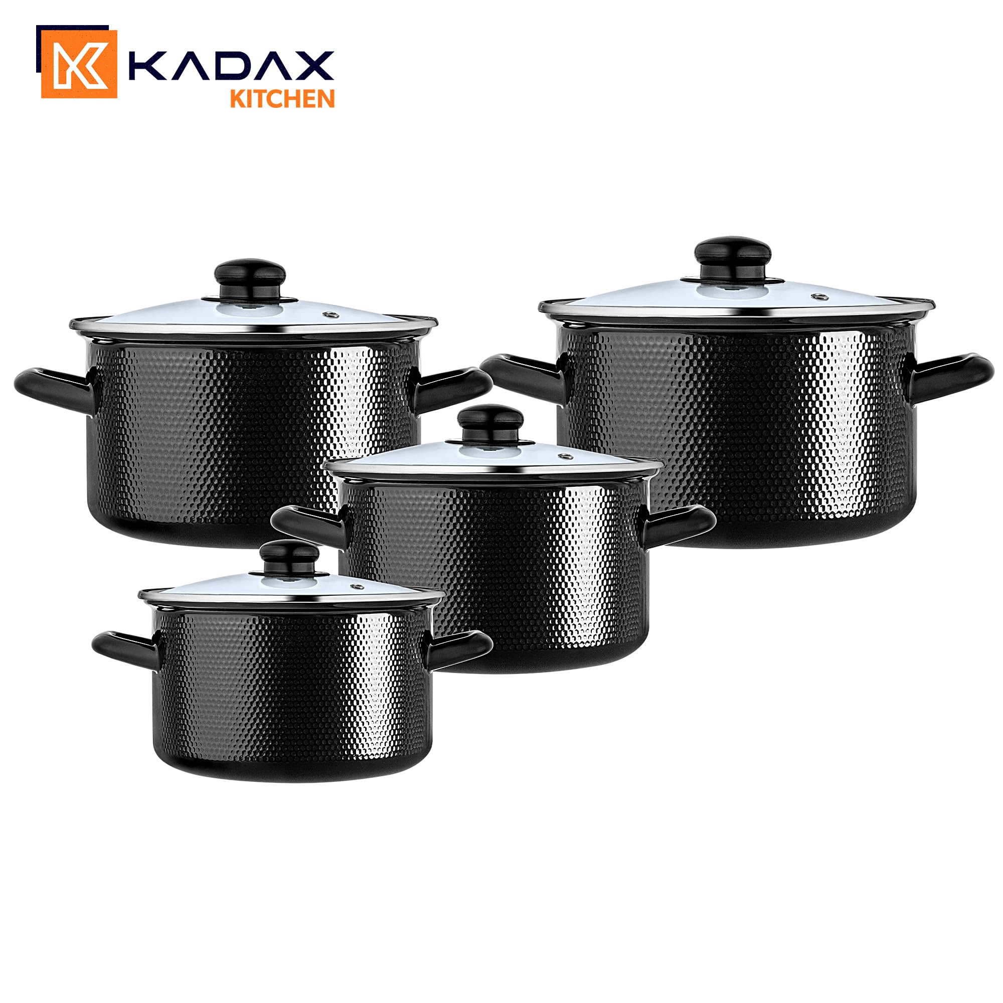 Casseroles émaillées Lavande Set De 4 Casseroles En émail Kadax - 2 à 5L | Style Vintage Et Moderne Ustensiles Cuisine Traditionnelle Casseroles émaillées Lavande Set De 4 Casseroles En émail Kadax - 2 à 5L | Style Vintage Et Moderne Ustensiles Cuisine Traditionnelle