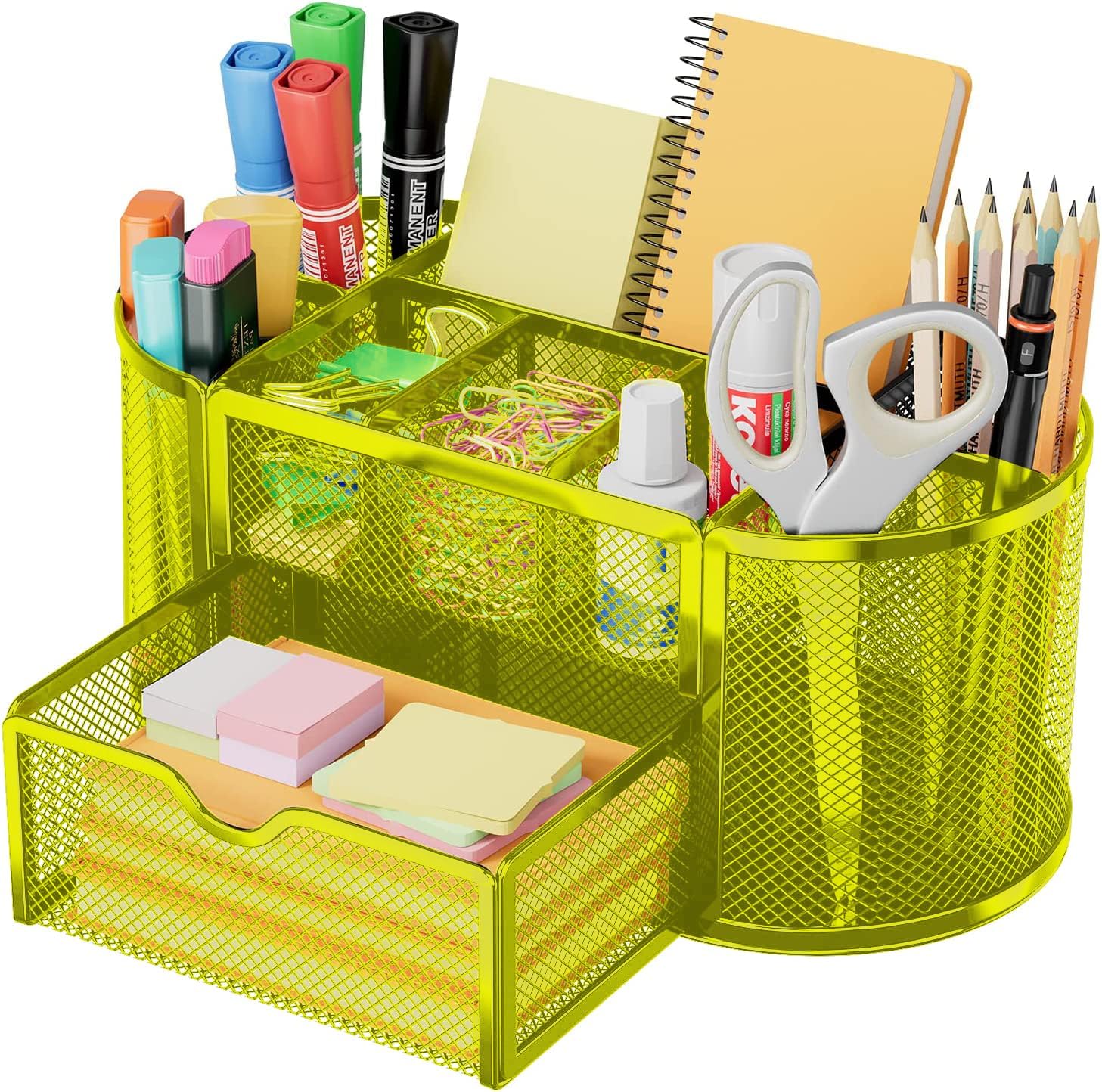 ProBytes Wiremesh Penholder/Desk Organiser - 8 Compartments 1