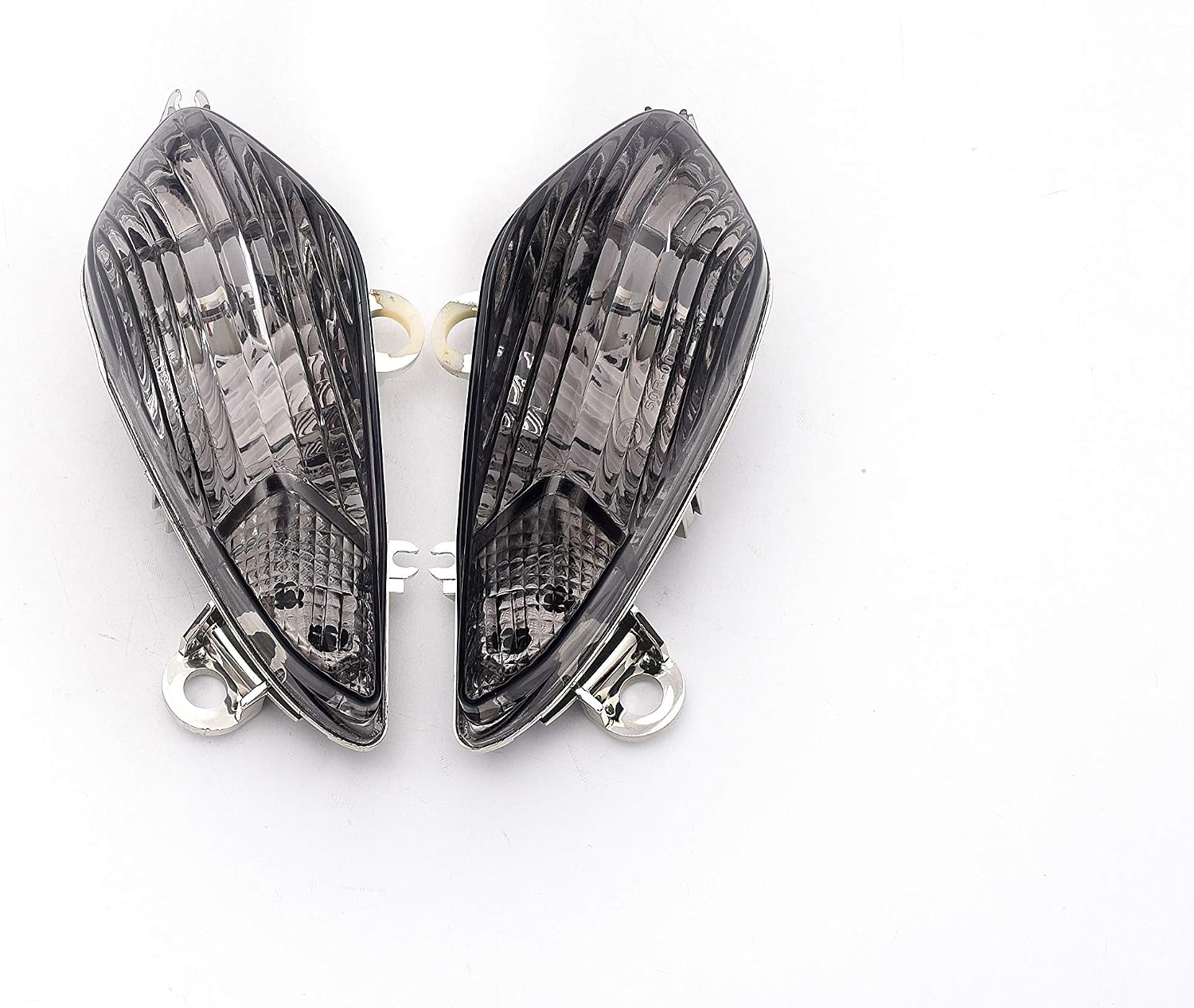 Compatible for Honda 2014-2015 VFR800 Interceptor; Blinker Indicator Turn Signal Light Lamp (1. Turn Signal Lens, Smoke)