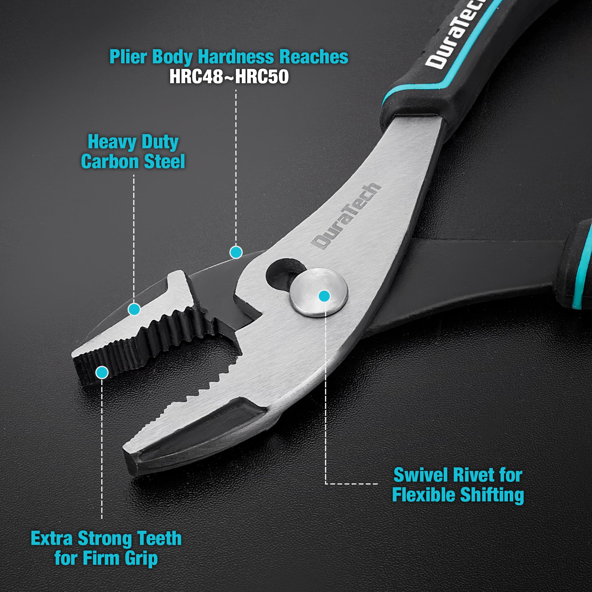 DURATECH Slip Joint Pliers - Durable & Comfortable -5