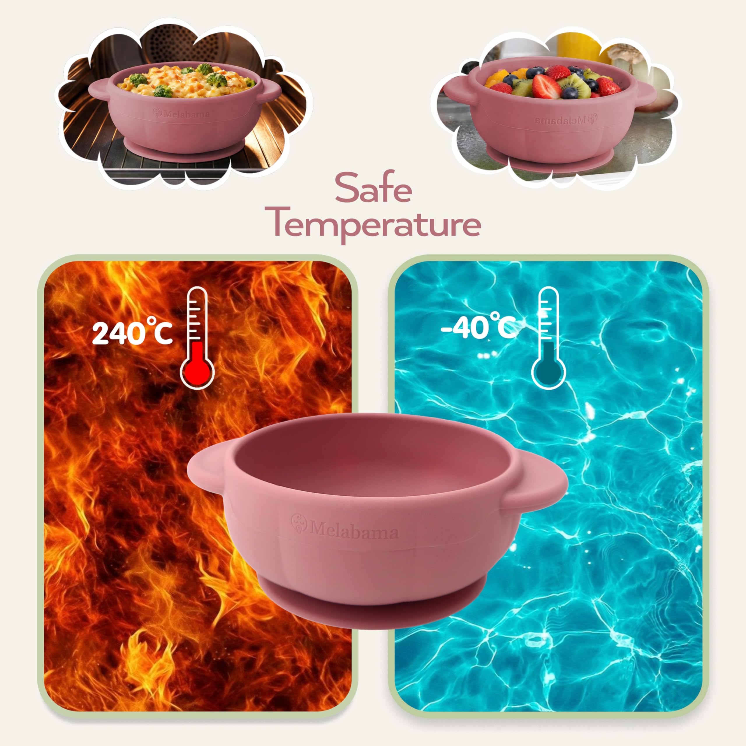 Set di 10 pezzi per lo svezzamento e l'alimentazione dei bambini in silicone, senza BPA, include bavaglino regolabile, ventosa, piastra di aspirazione con coperchio, tazza 3 in 1, mangiatoia