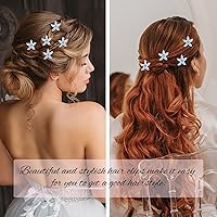 Vista 2 de YISSION Lindos horquillas para el cabello, clips y pasadores con diamantes de imitación, 20 piezas de estrellas de mar azules, pequeños accesorios