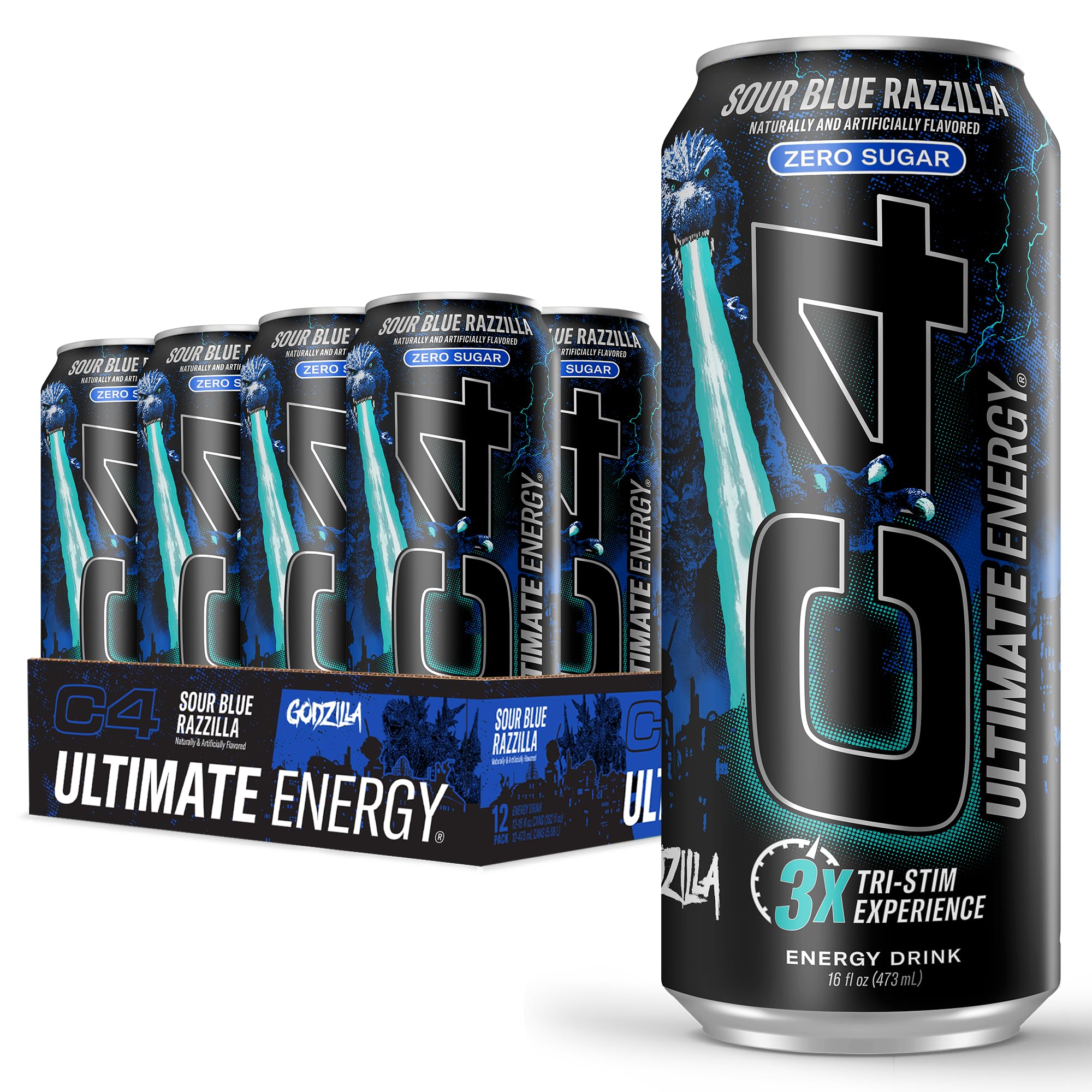 Amazon.com: C4 Ultimate Energy Drink, 300mg Caffeine, Zero Sugar