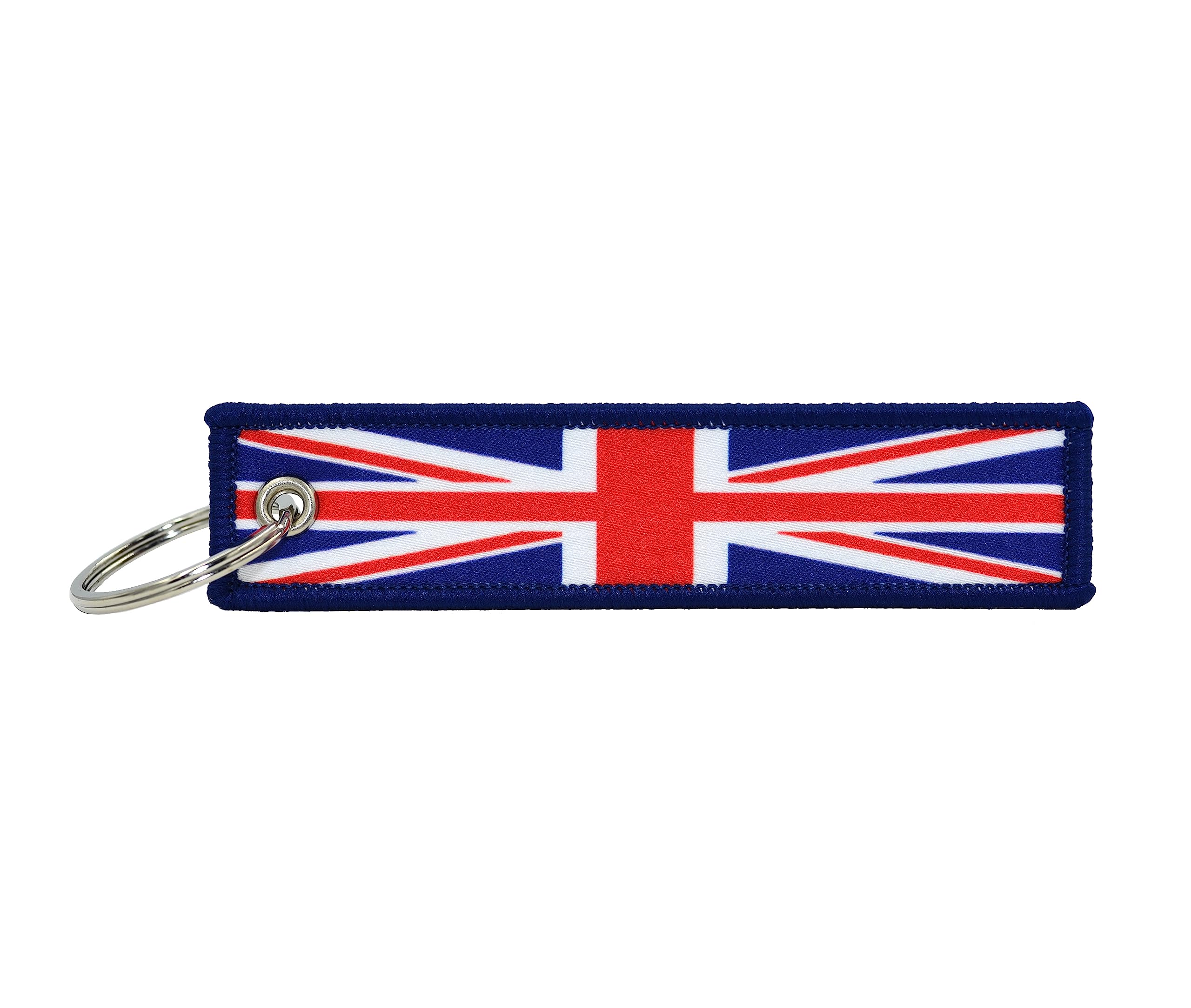 National Country Keychain Tag with Key Ring - Keys, Cars, Motorcycles, Gifts - EDC