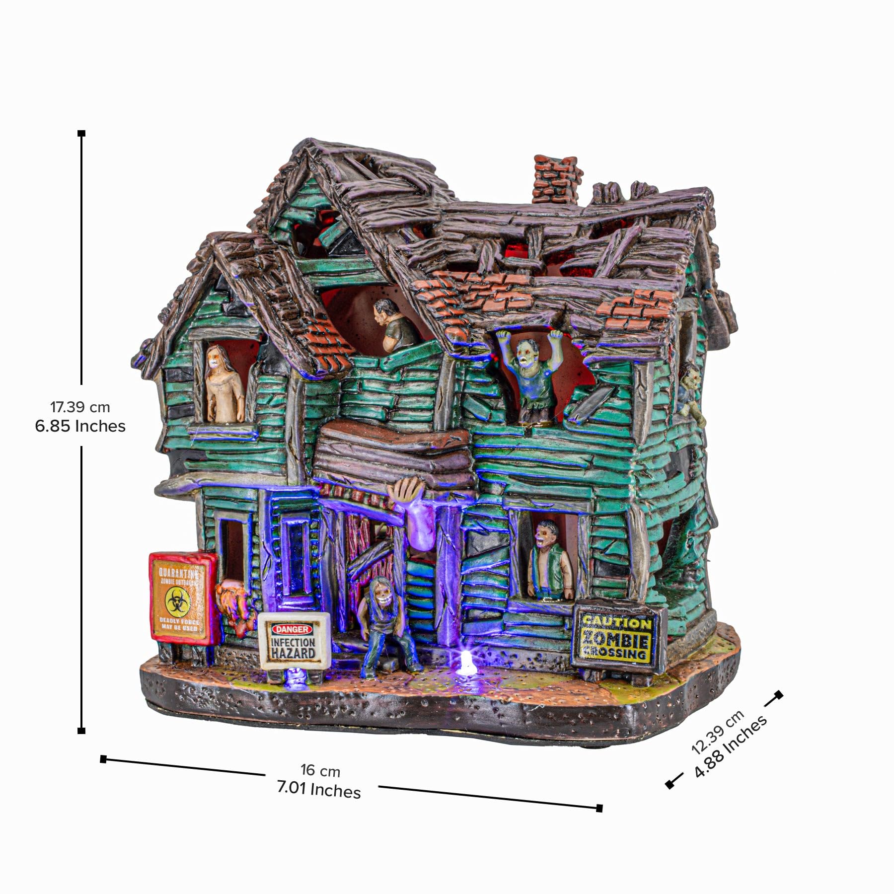 Amazon.com: FG Square Flesh Eater's Refuge Zombie Theme Spooky