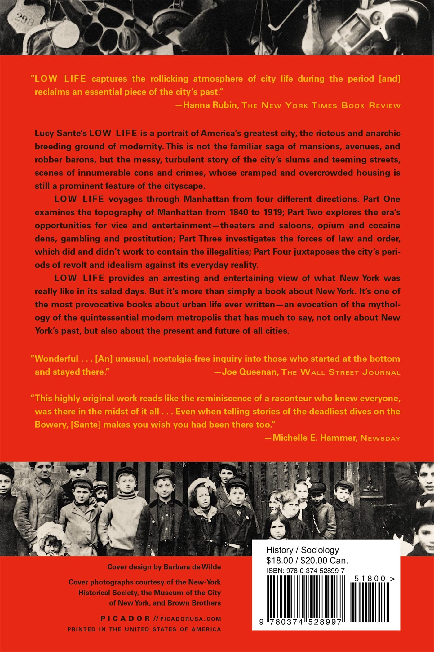 Low Life: Lures and Snares of Old New York
