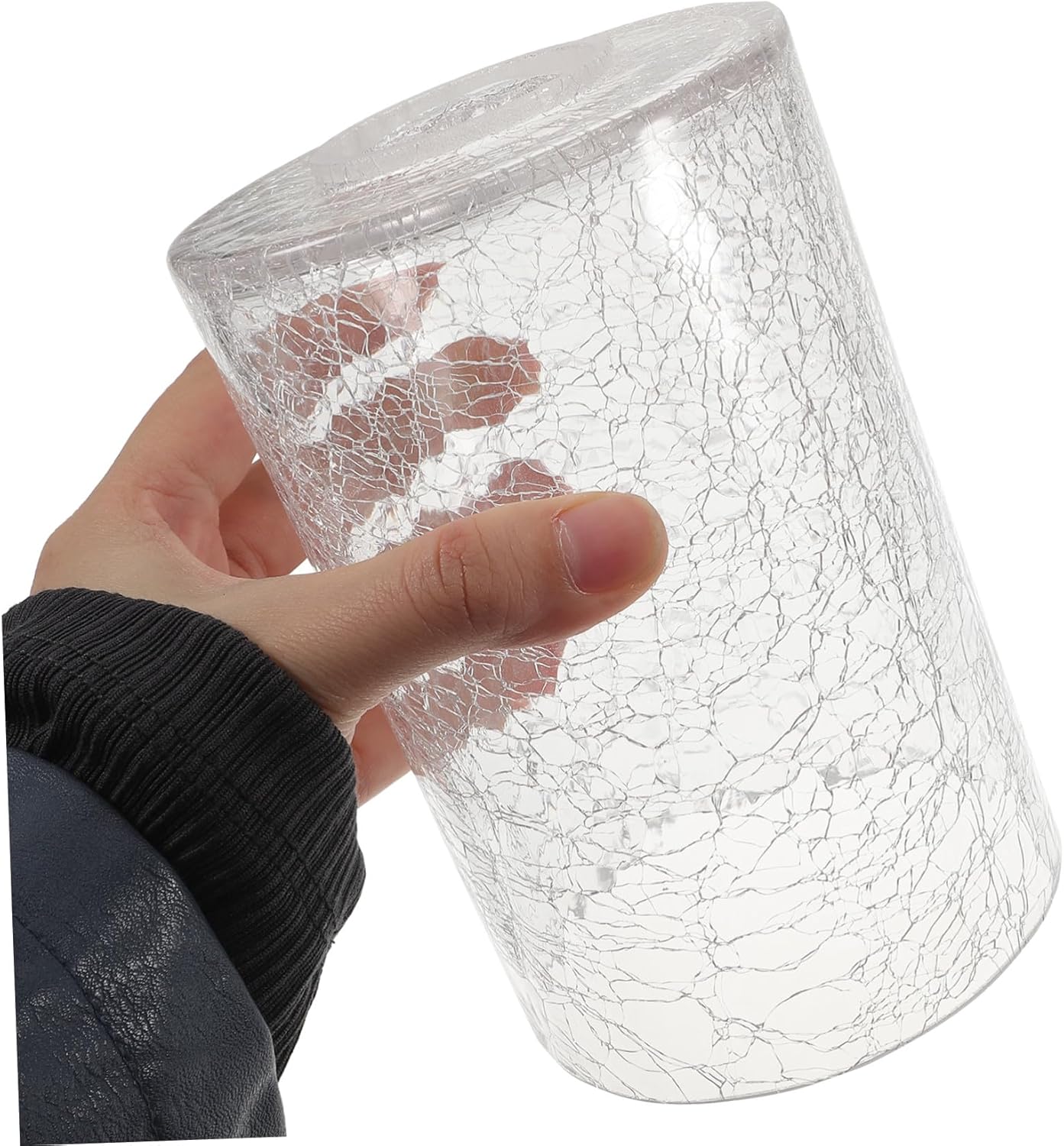 Gatuida 2pcs Cylinder Glass Lamp Shades Replacement Covers for Wall Lamps Chandelier Light Fixtures Transparent Glass Shades Soft Light Diffuser Modern Decor