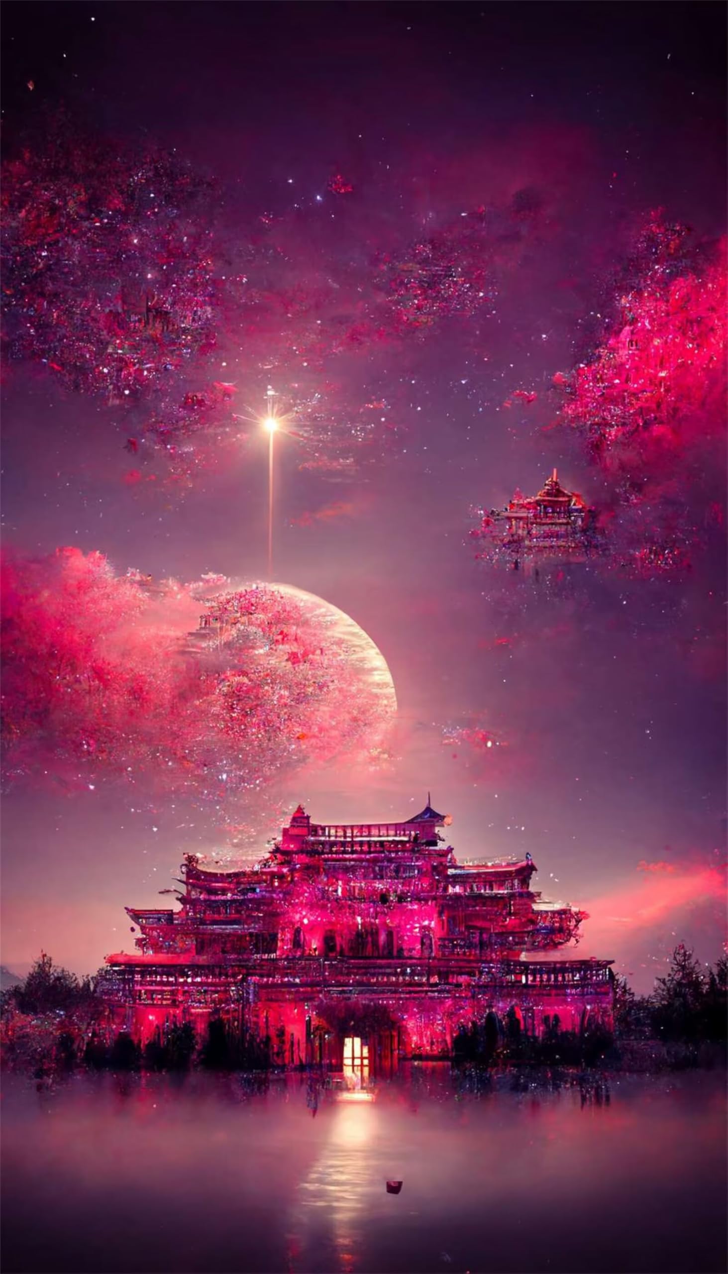Xinyuer Peinture Diamant Adulte Grand Format Paysage Fantastique, Diamond Painting Adulte XXL, DIY Broderie Diamant Painting Kit pour Enfant Débutants Murale Décor Square Drill 70x140cm