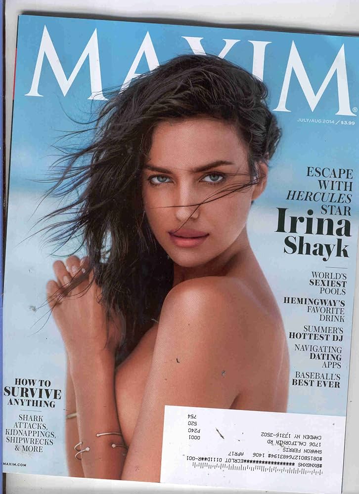 その他 Maxim jul/aug 2014 Irina Shayk Maxim Magazine July/august 2014{ the Irina Shayk Issue