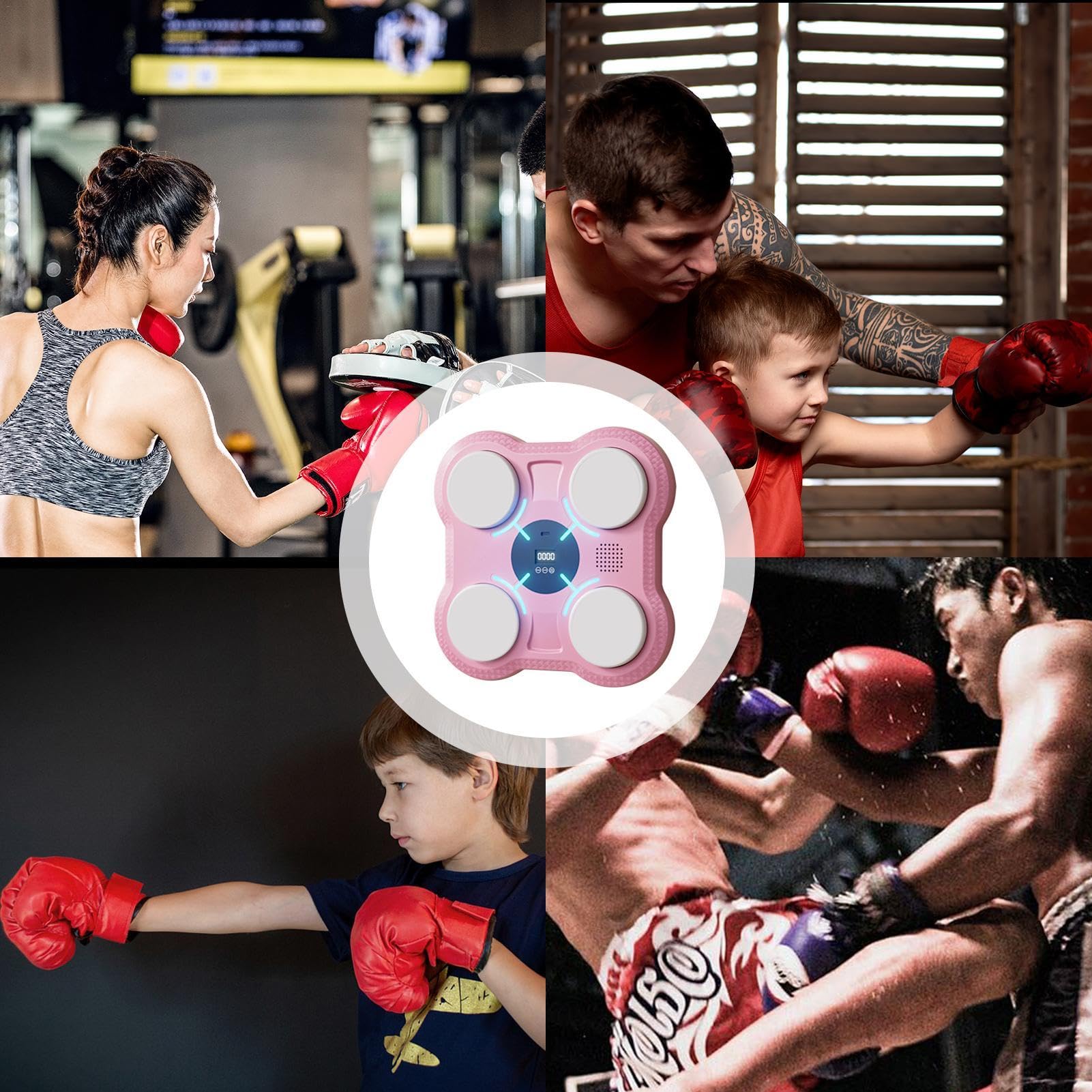 Poinçonneuse musicale, Machine de boxe musicale | Machine de boxe musicale de poinçonnage, équipement d'entraînement de cible murale | Machine d' entraînement de boxe musicale, machine de boxe musicale