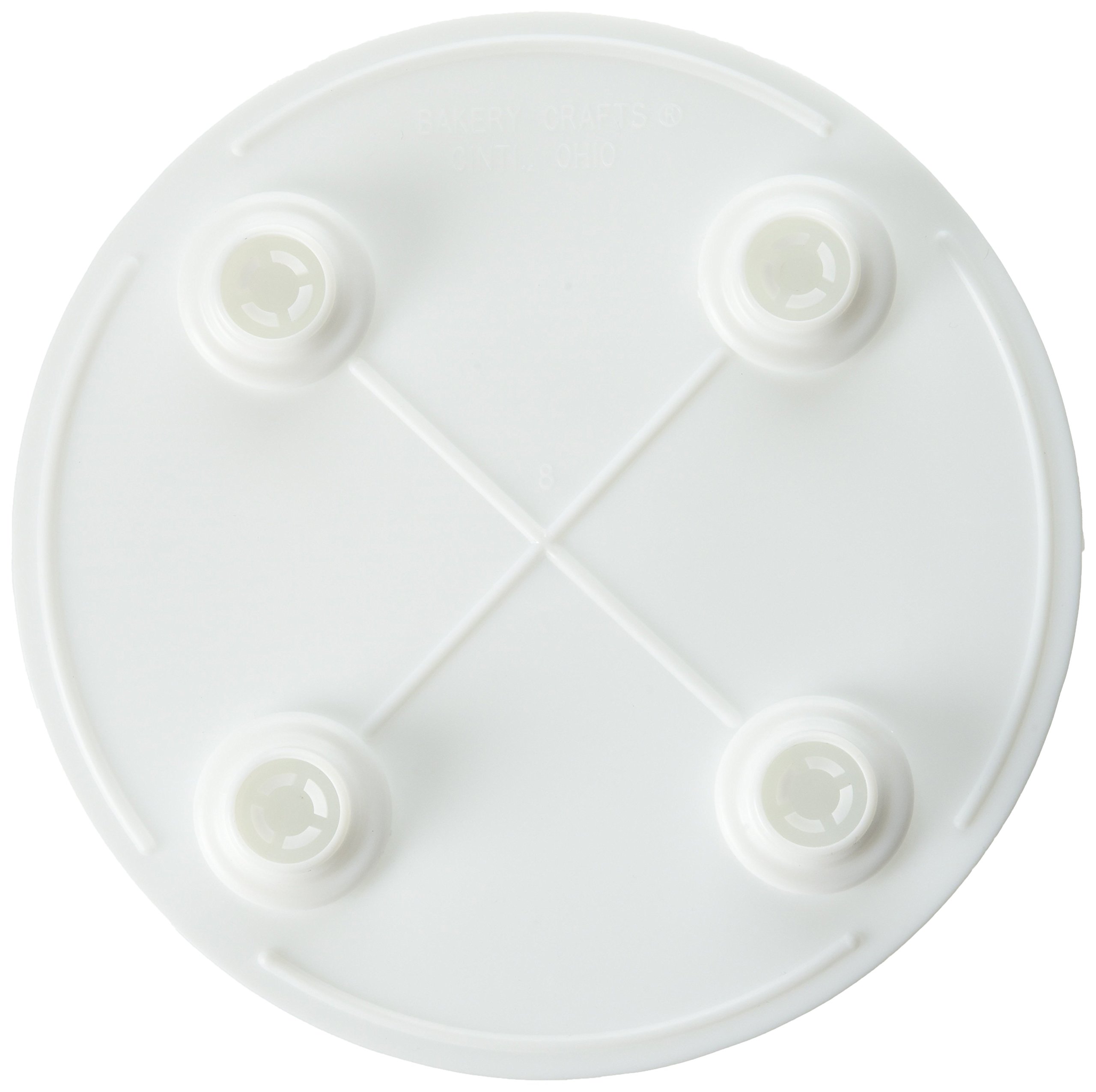 Bakery Crafts Round Separator Plate, 8-Inch