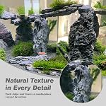 Unocho Seiryu Rock Pierres d'aquarium 11lb Pierre naturelle pour Aquascaping Fish Tank Aquarium Landscapecaping Modèle de réservoir Décoration Miniature Fairy Garden(3-8 pouces)