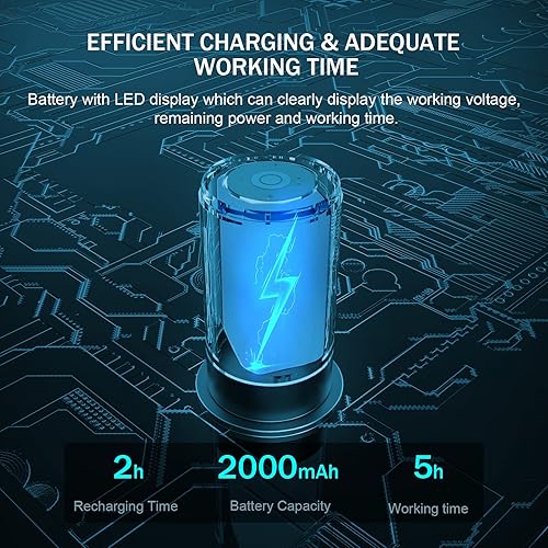 Miniatura 5 de EZ Tattoo Kit - Kit de pistola de tatuaje con 6 trazos de 0.098-0.157 in con fuente de alimentación adicional de 2000 mAh y tinta de tatuaje de 11