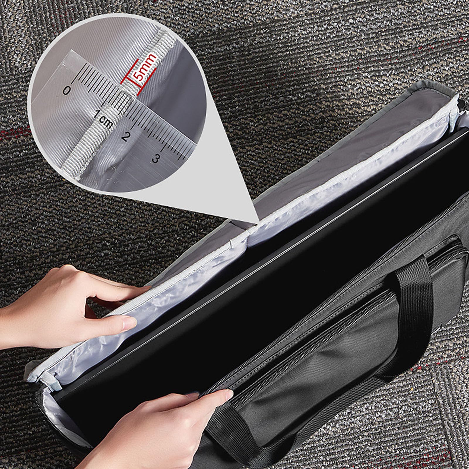 Funda protectora ligera para monitor de 61.0 cm / 68.6 cm con cómoda funda de asa