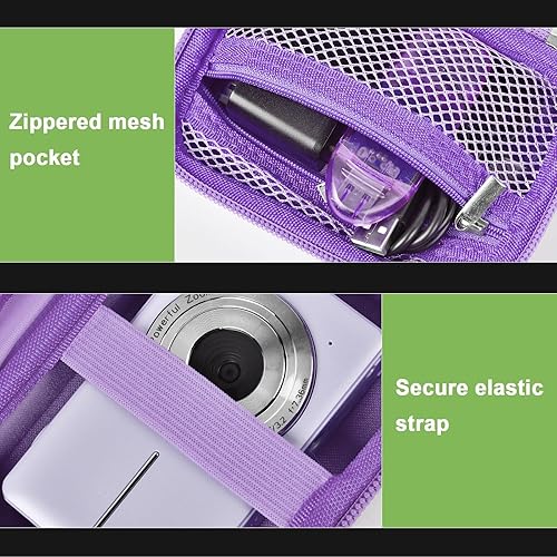 Miniatura 6 de Funda compatible con cámara digital VAHOIALD FHD 1080P/para CAMKORY Digital Point and Shoot/para KODAK PIXPRO FZ45-BK 16MP Vlogging/para