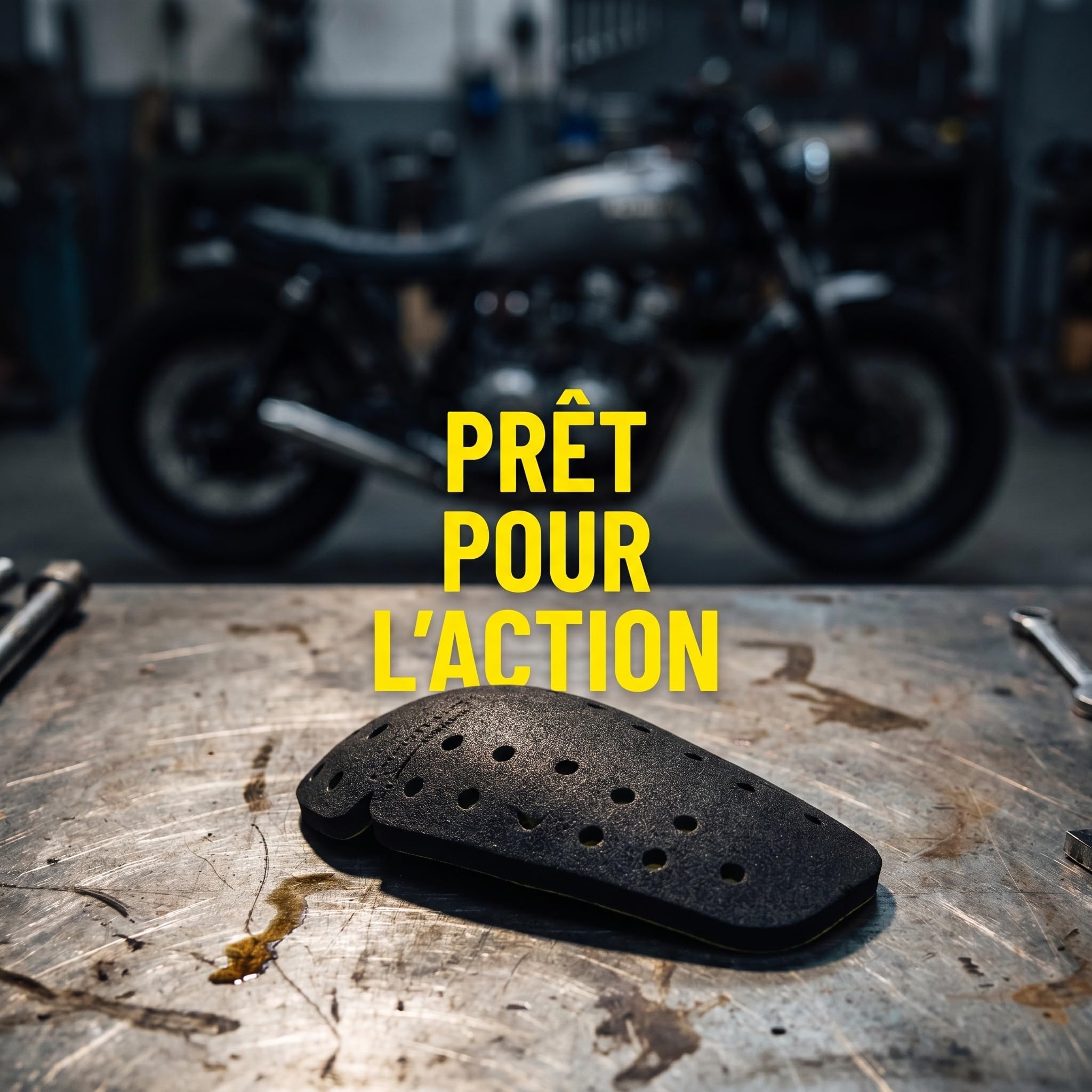 Sharplace Ensemble de Kit de Protection Moto 5 Pièces, Accessoire Doublure Amovible en Mousse, Protection Épaules, Coudes, Dos pour Motard