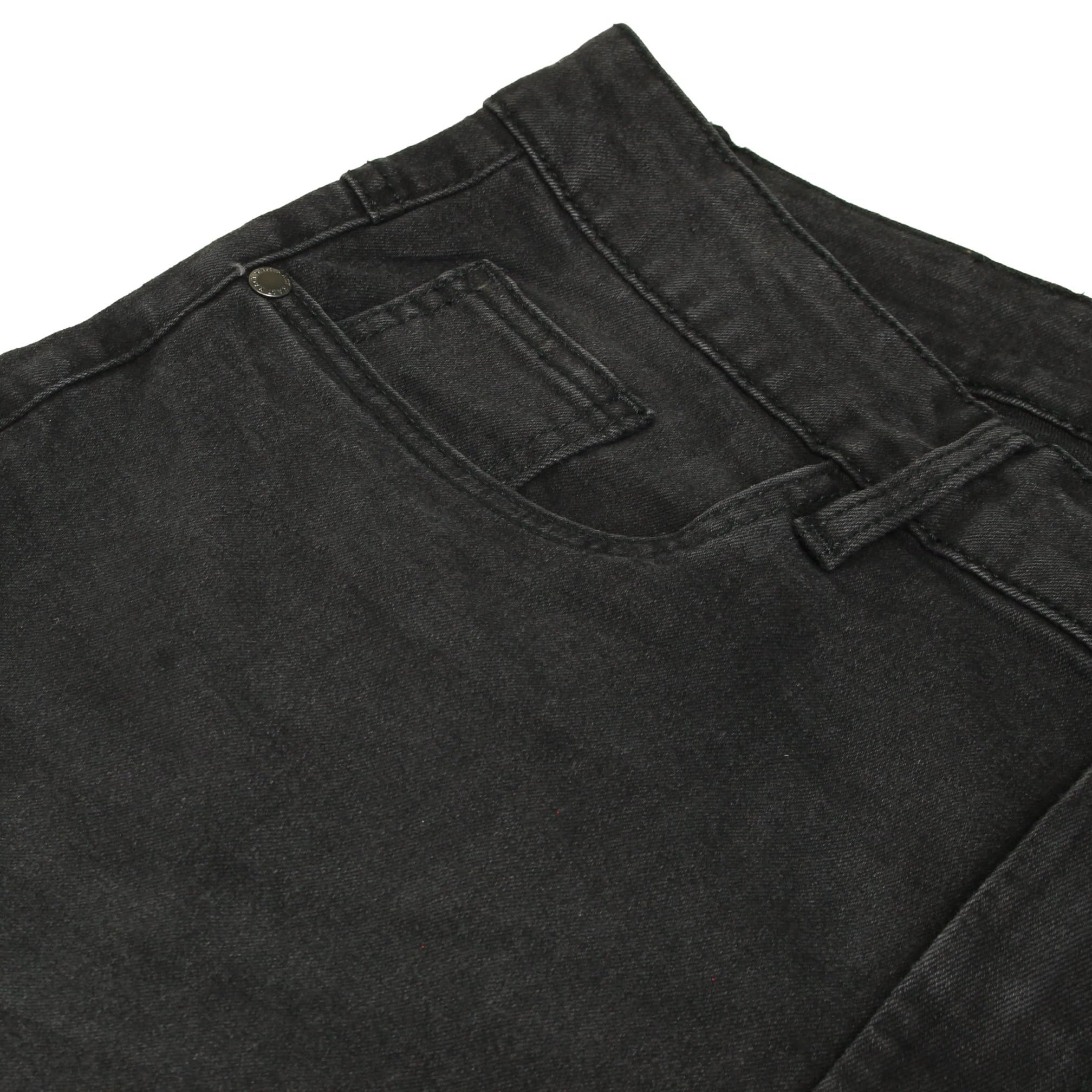 Xact Pantalones Cortos Denim Hombre – Stretch 10 oz, Corte Regular, 5 Bolsillos, Cierre de Cremallera – Look Casual