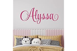 Personalized Name Wall Decals: A Unique Touch to Your Child's Room