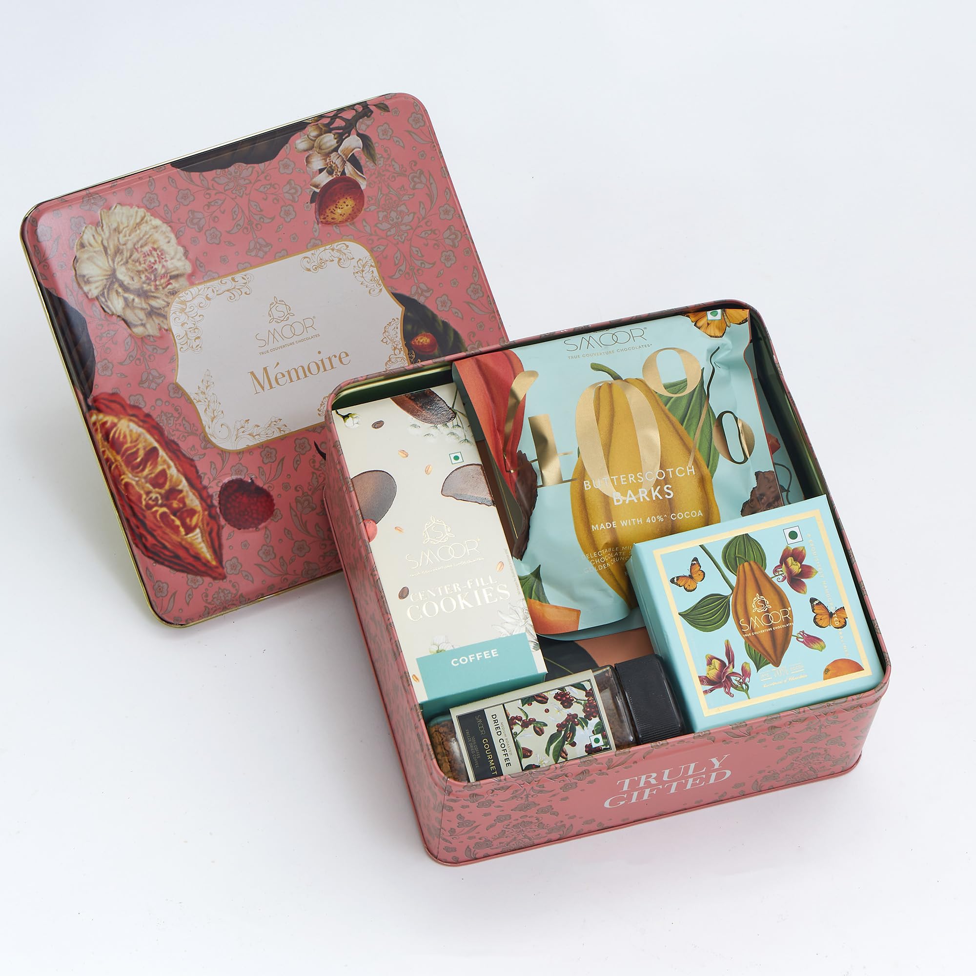 SMOOR Luxury Memoire Tin Chocolates Gift Pack | Luxury Gift Hamper For Birthday, Anniversary, Mothers Day, Diwali Gift & Special Occasions | 445gm (B09N8YN3NQ) Amazon Price History, Amazon Price Tracker