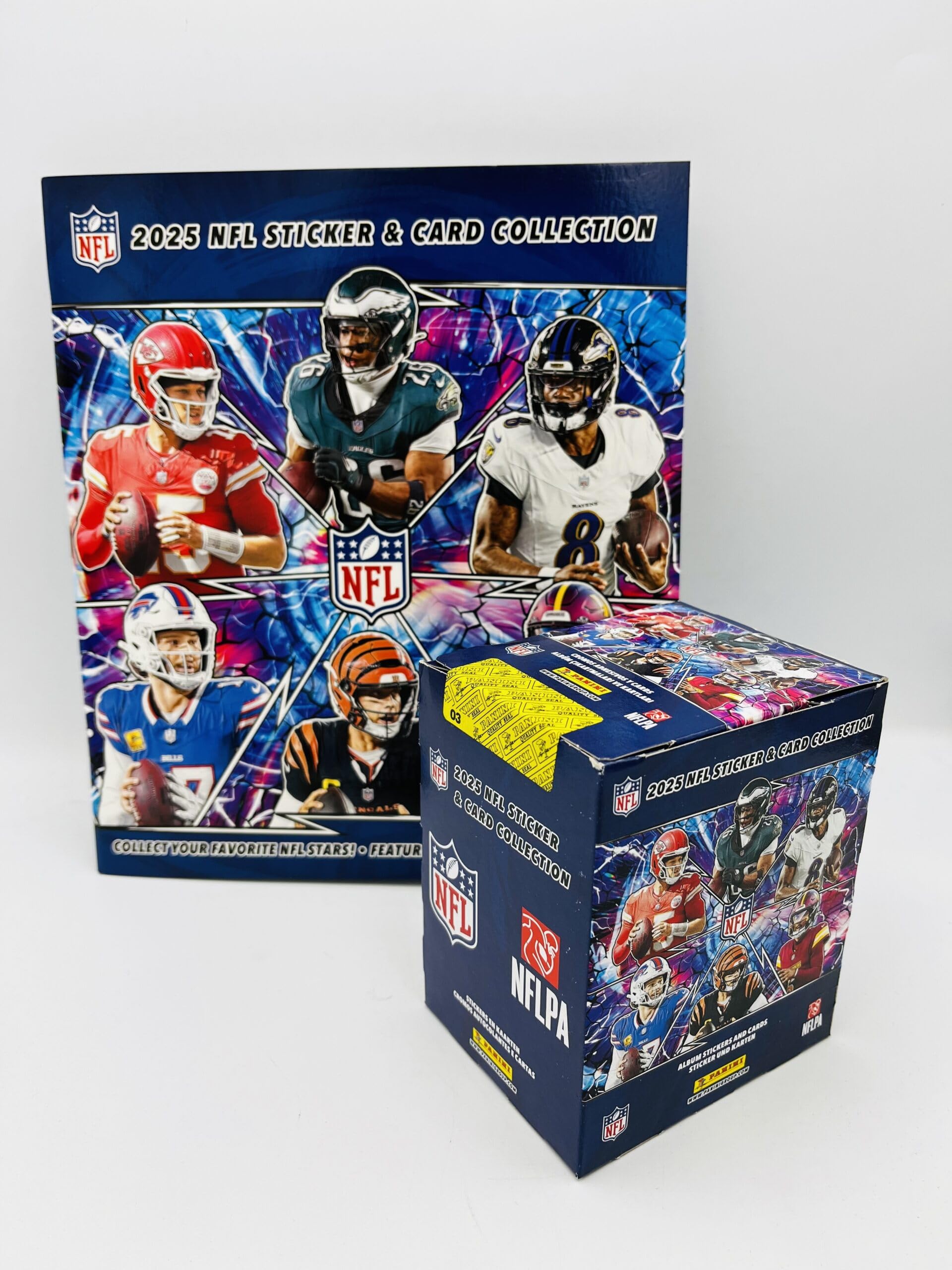 manuelkant Album + 1 Scatola Box 50 bustine per la raccolta di figurine NFL 2025 Figurine & Cards