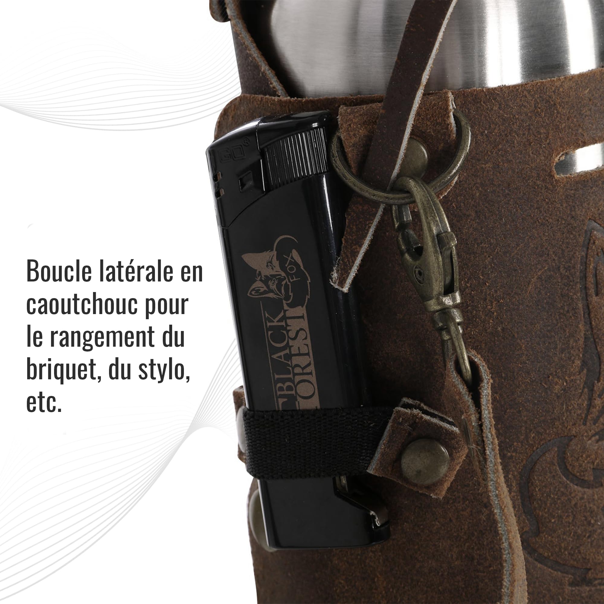 Holly Holster Halfter 2.0 aus Leder Bierholster mit Schulterriemen